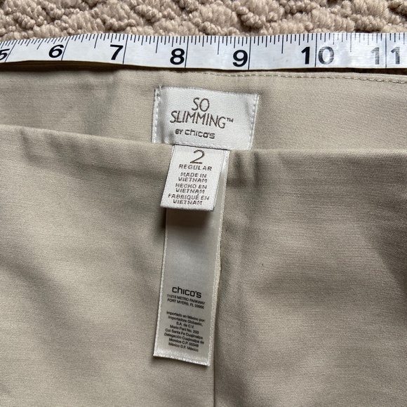 Chico’s 2 or Lg So Slimming Pants 34x31.5” LN - Picture 3 of 7